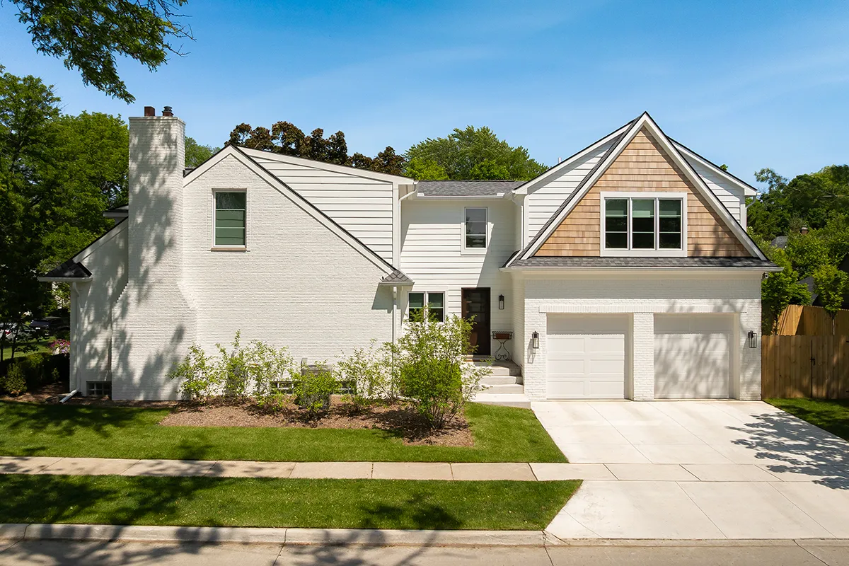 Wimbleton exterior with garage